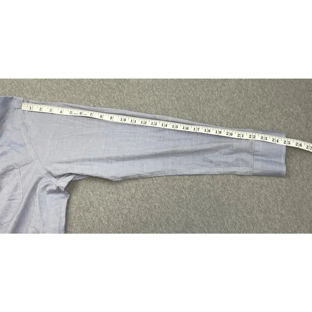 Lauren Ralph Lauren Shirt Men‎ 16 - 34/35 Blue 100% Cotton Classic Fit Button Up
